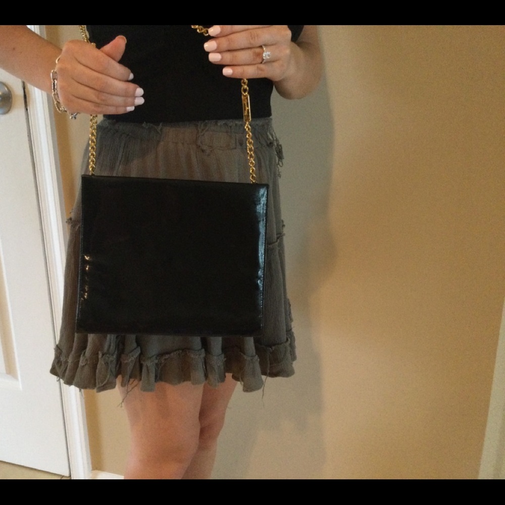 Vintage Salvatore Ferragamo black crossbody bag